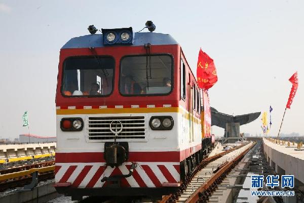 上海軌道交通16號(hào)線接觸軌開始安裝調(diào)試