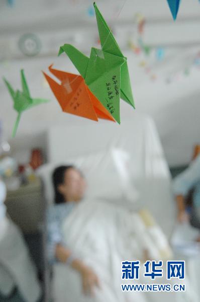 墜樓女孩妞妞醒了 會(huì)叫“爸爸媽媽”(圖)