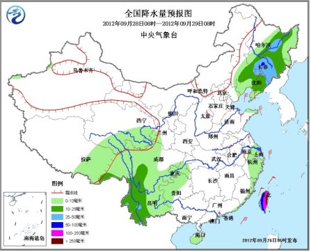 我國東北、華北等地將有降雨并伴有4～6℃降溫