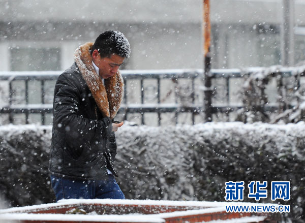 中國東北等地迎來強(qiáng)降雪 暴雪橙色預(yù)警發(fā)布