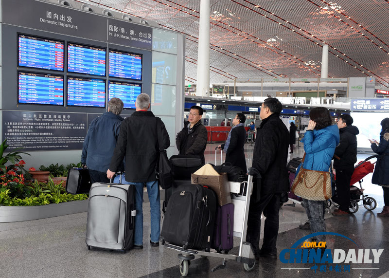 “大寒”迎來降雪 首都機(jī)場全力保障