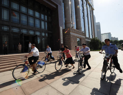 交通運輸部啟用公共自行車辦公 欲加快公務用車改革