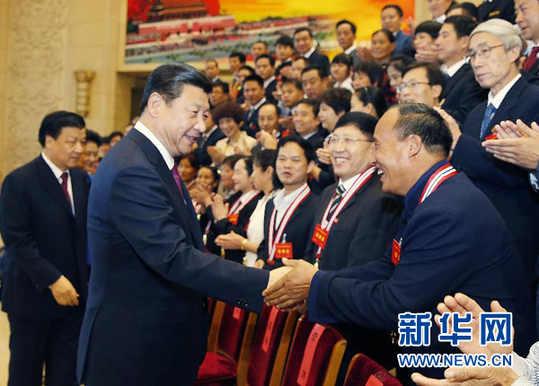 習(xí)近平會見第四屆全國道德模范及提名獎獲得者