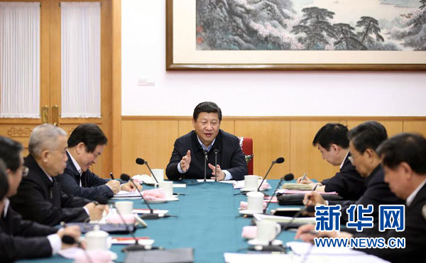 習(xí)近平聽取河北省委黨的群眾路線教育實踐活動總體情況匯報