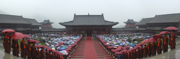 夢幻百年 參透浮生:五臺山佛門為百歲高僧夢參賀壽