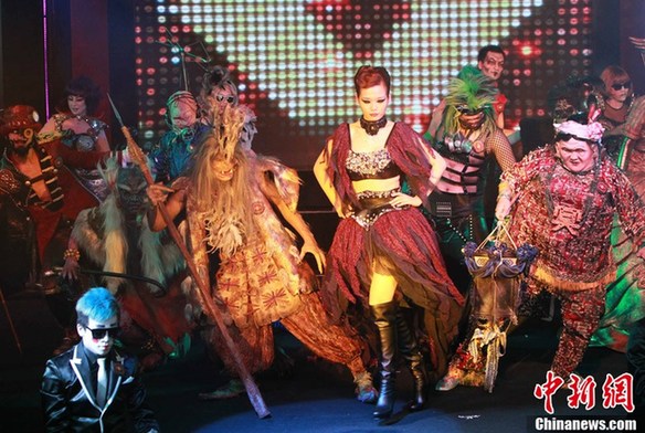 香港海洋公園萬圣節(jié)預演 群魔亂舞上演驚嚇之旅