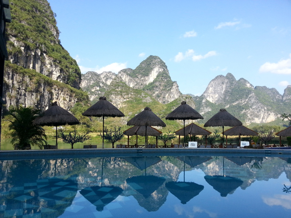 陳志文、梁波攝影雙人展在廣西德天明仕山莊開幕