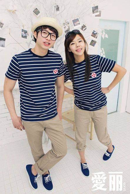 五款韓系個性甜美情侶衣推薦 七夕情人節(jié)早準備