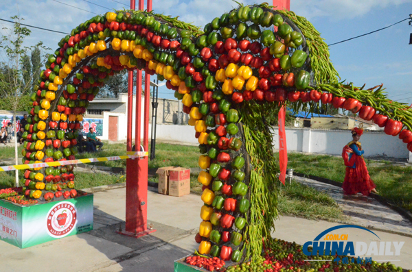 錦繡沙灣 魅力安集海<BR>——沙灣縣安集海第二屆辣椒文化節(jié)開幕