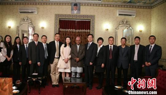 尼泊爾總統(tǒng)會(huì)見(jiàn)中國(guó)云南新聞代表團(tuán)