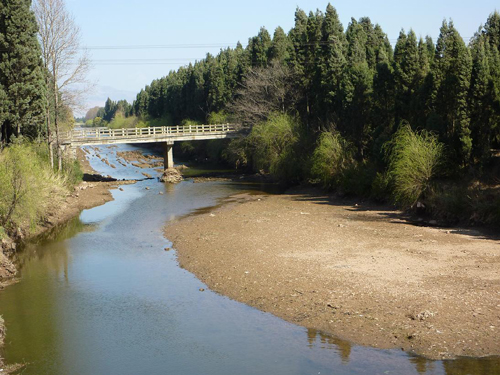 云南省尋甸縣干旱嚴(yán)重 境內(nèi)牛欄江河道多處見(jiàn)底
