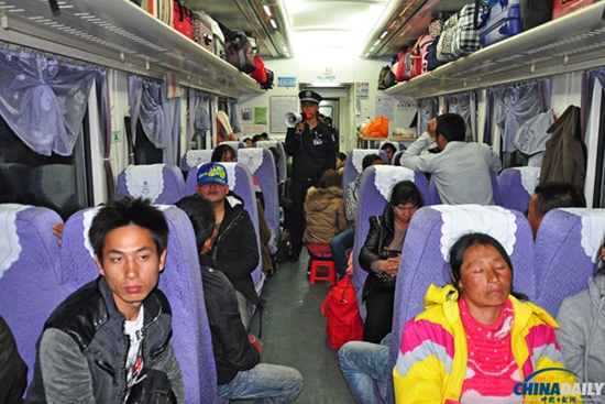 春運(yùn)故事：列車安全的守護(hù)者