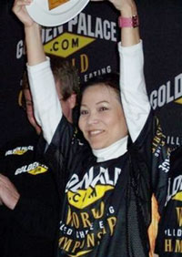 Woman eats 26 grilled cheese sandwiches