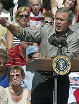 Bush has a word for it, even if the dictionary doesn't