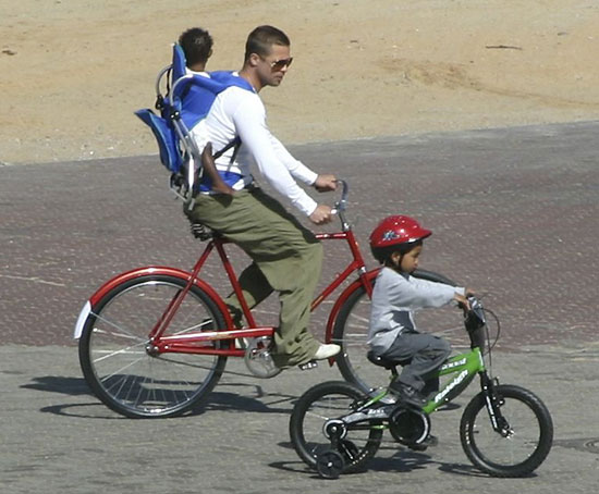 Pitt's biking adventure