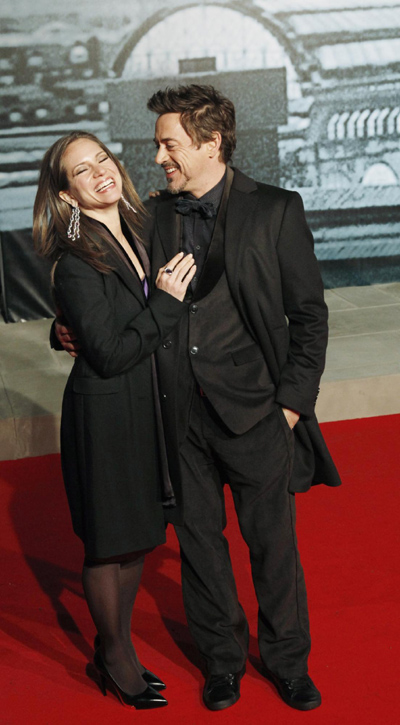 Cast members promote movie Sherlock Holmes in Berlin