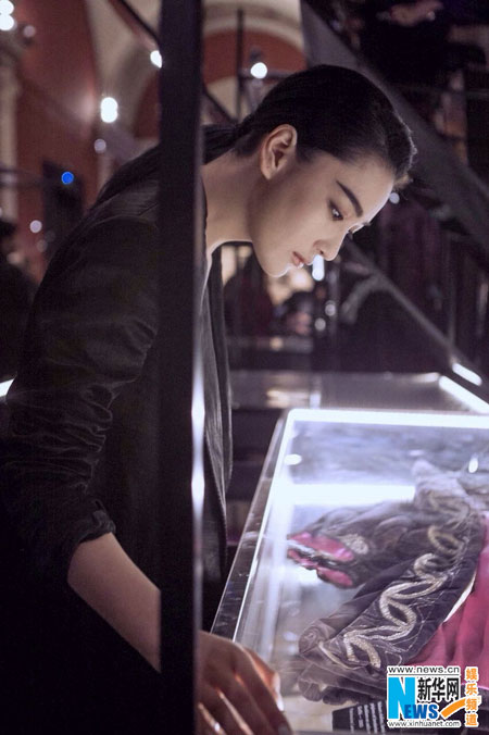 Actress Zhang Xinyu graces Paris Fashion Week