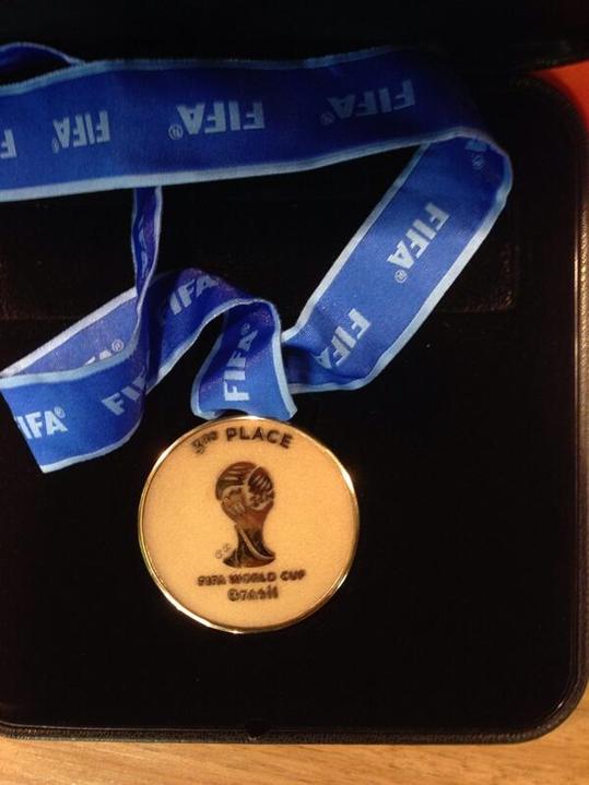 荷蘭門將曬銅牌：美好的經(jīng)歷