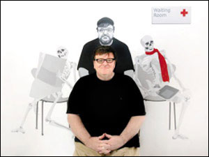 《華氏911》導演邁克爾?摩爾讓布什頭痛