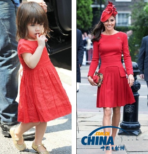 組圖：阿湯哥女兒成凱特王妃時尚向?qū)?著裝風(fēng)格驚似
