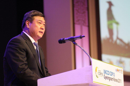 王文彪：防治荒漠化是人類新文明的重要創(chuàng)舉