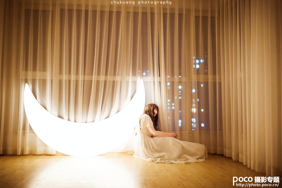 組圖:夜景人像《月亮忘記了》