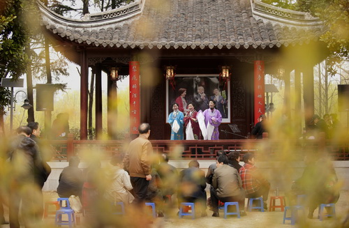 泰州戲曲三家村 戲迷心中的旅游圣地(組圖)