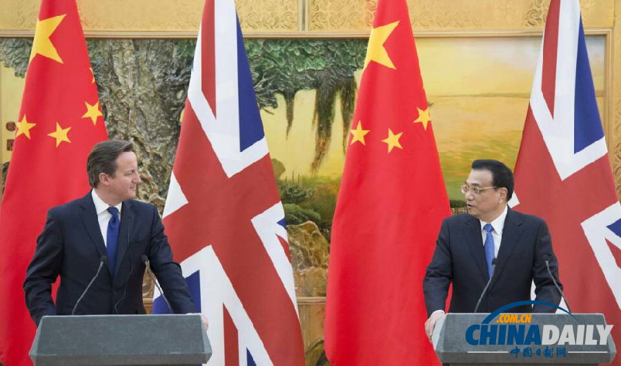 快訊:李克強(qiáng)與卡梅倫共同會(huì)見記者