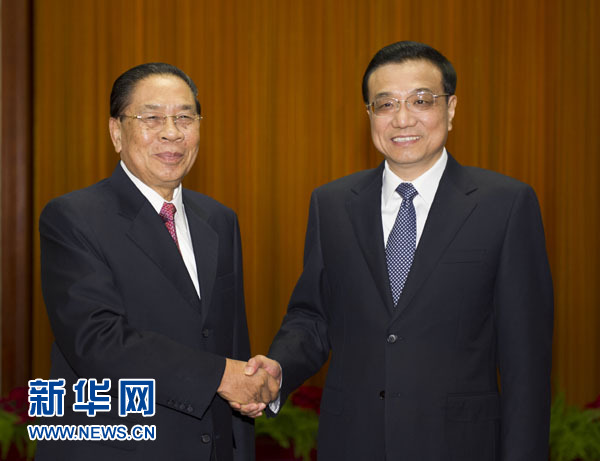 李克強(qiáng)：深化中老關(guān)系與務(wù)實(shí)合作 促進(jìn)中國(guó)-東盟關(guān)系發(fā)展