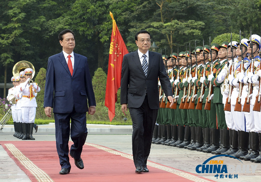 李克強(qiáng)13日離泰訪越外事活動(dòng)圖片集錦