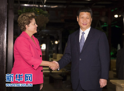 習(xí)近平會見巴西總統(tǒng) 強調(diào)加強合作是堅定戰(zhàn)略選擇