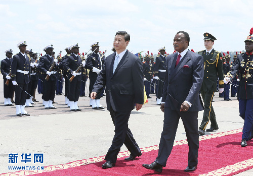 習(xí)近平在剛果共和國(guó)議會(huì)發(fā)表演講