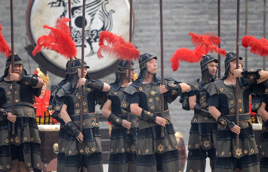 西安“武士文化系列展演”：跨越時空的城墻武士