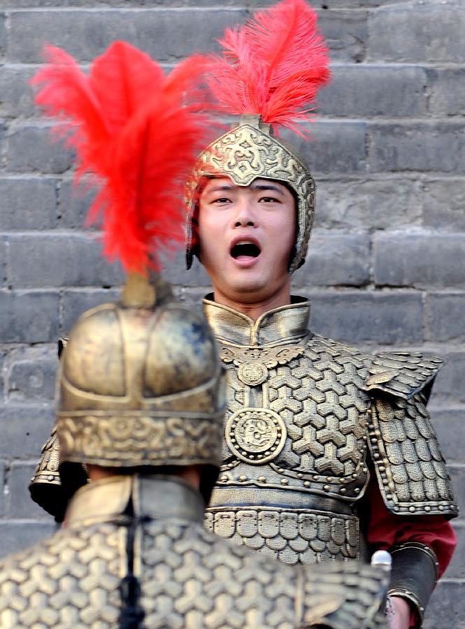 西安“武士文化系列展演”：跨越時(shí)空的城墻武士