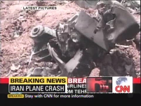 伊朗載有168人客機(jī)墜毀(圖)