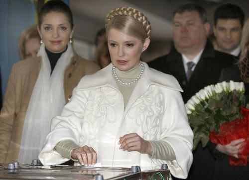 烏克蘭舉行總統(tǒng)選舉第二輪投票（圖）