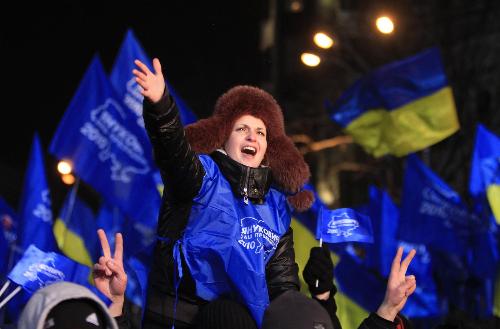 烏克蘭舉行總統(tǒng)選舉第二輪投票(圖)