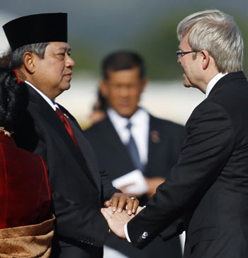 印尼總統(tǒng)出訪澳洲 獲“殊榮”在議會(huì)發(fā)表講話