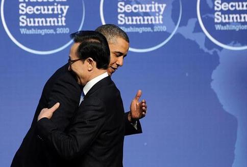 核峰會上見政要 奧巴馬肢體語言大盤點