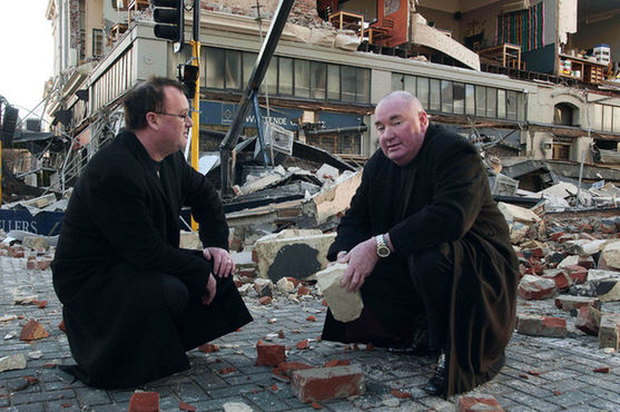 新西蘭強震致部分房屋墻體倒塌