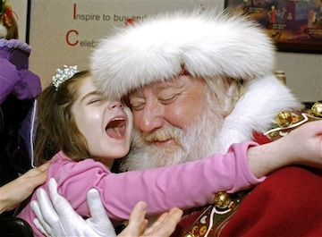 經(jīng)濟(jì)不景氣 美國更多兒童向圣誕老人索要生活必需品