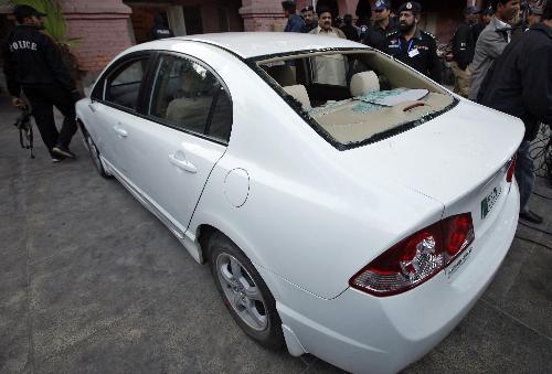 美國領(lǐng)事館雇員當(dāng)街槍殺巴基斯坦人被控謀殺罪