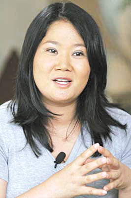 藤森之女支持率在秘魯總統(tǒng)競選中領先