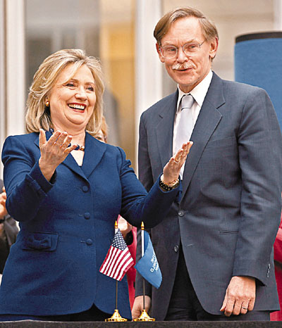 傳美國國務(wù)卿希拉里將出任世界銀行行長(圖)