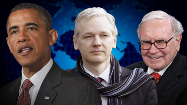 眼饞巴菲特天價(jià)午餐?奧巴馬阿桑奇也賣“吃飯權(quán)”