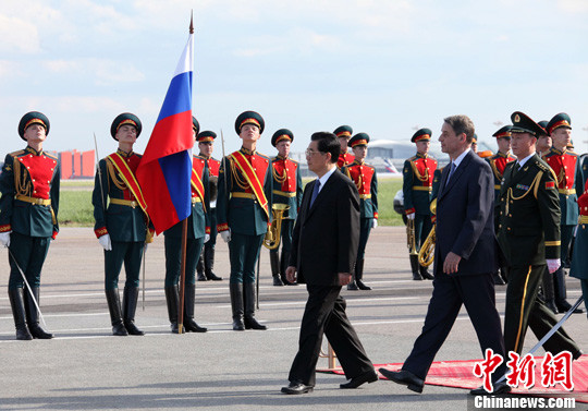 胡錦濤訪俄 規(guī)劃兩國關系未來