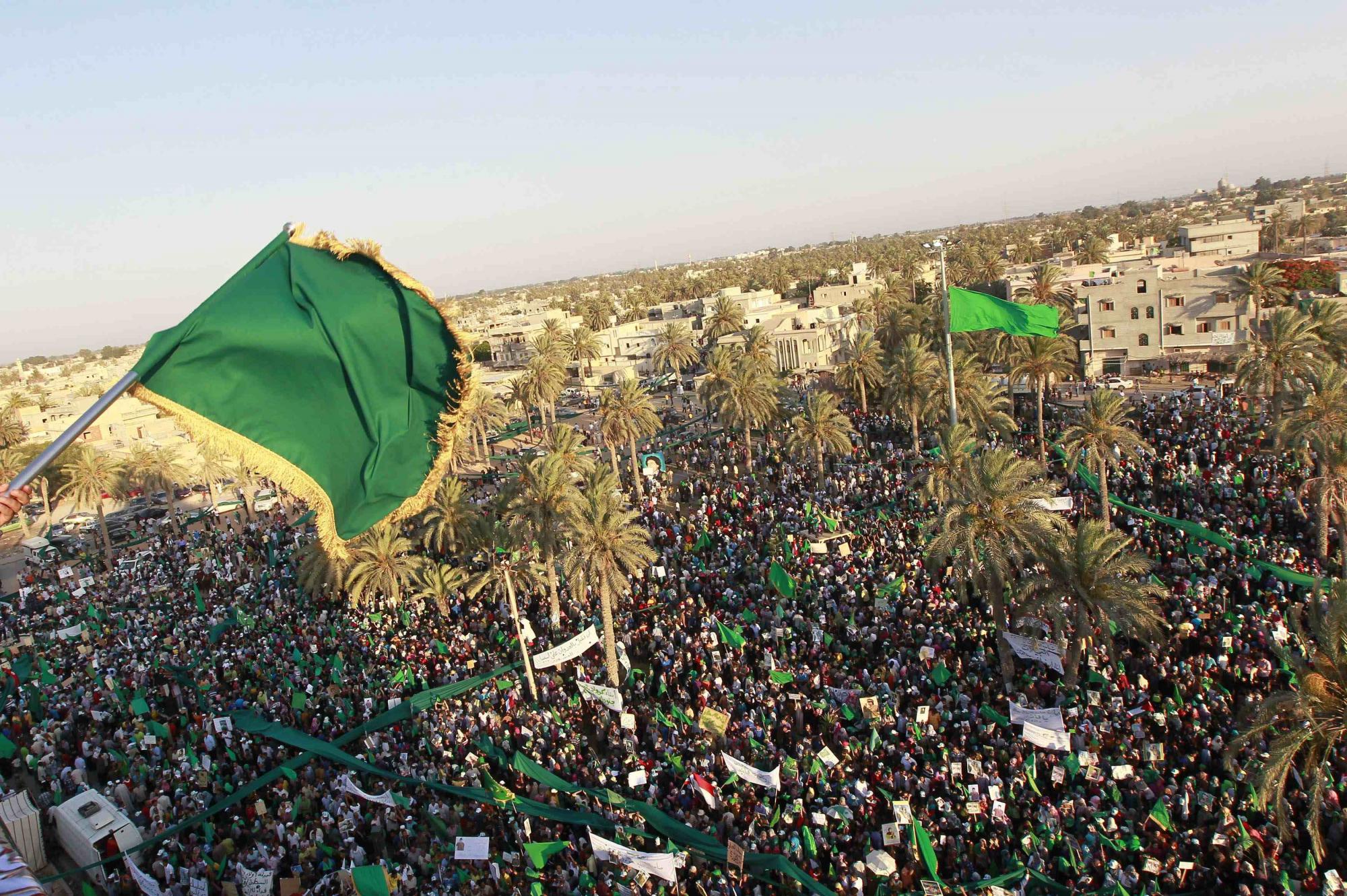 利比亞政府否認(rèn)欲轟炸首都 卡扎菲再表死戰(zhàn)決心