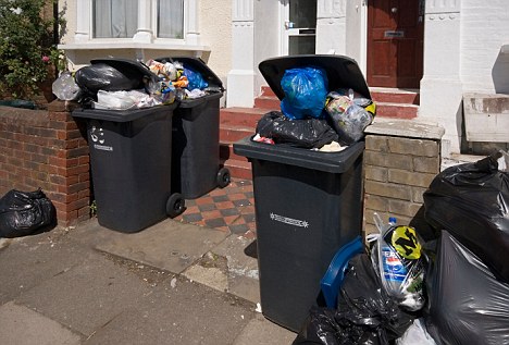 英國貝德福特：滯留垃圾桶將罰款1000英鎊