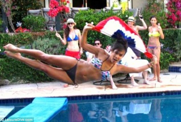 炎炎夏日中的清涼搞笑！“樂跳”游戲席卷國外網(wǎng)絡(luò)（圖片新聞）