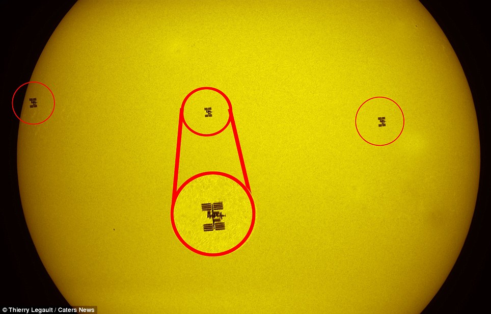 法國業(yè)余攝影師拍下“亞特蘭蒂斯”航天飛機“跨日”珍貴照片